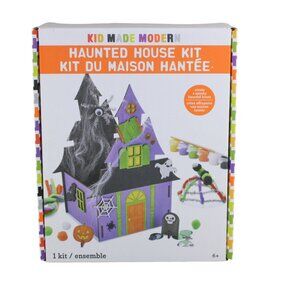 Kid Made Modern Haunted House Kit - Halloween DIY Craft Set 100+ Pieces
